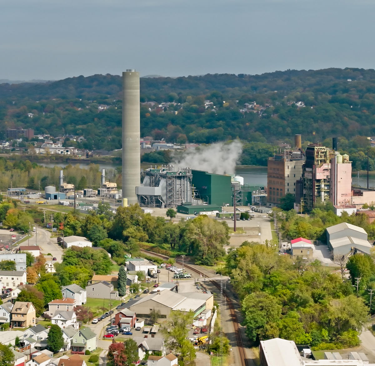 Springdale Power Staton in Springdale, PA – Aerial